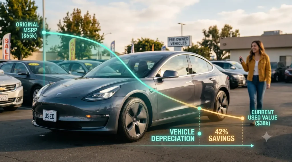 EV depreciation used buyer