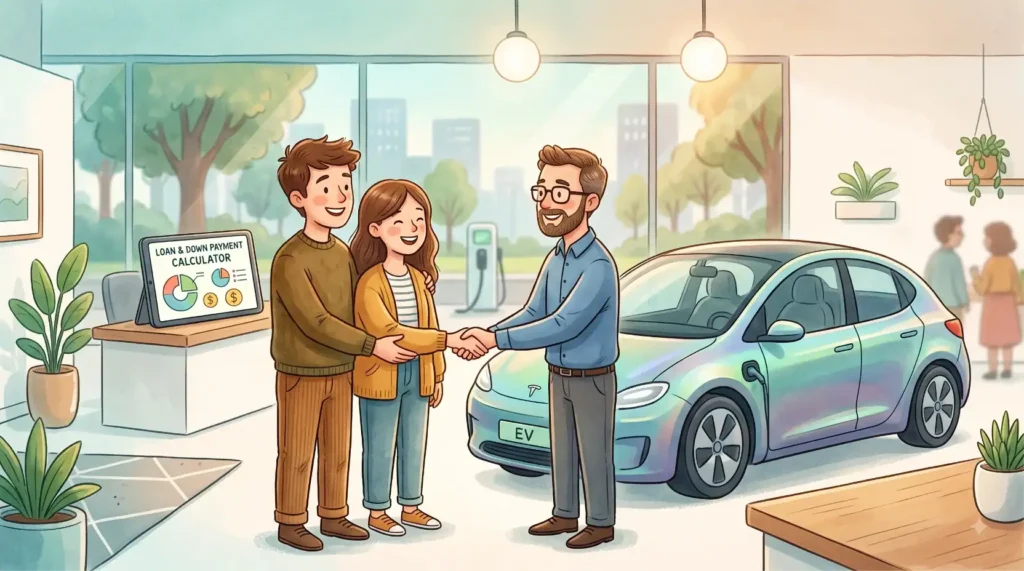 EV down payment how much