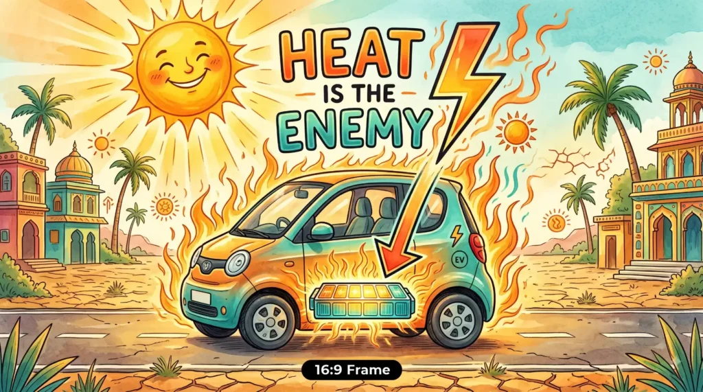 Hot Weather Destroys EV Batteries