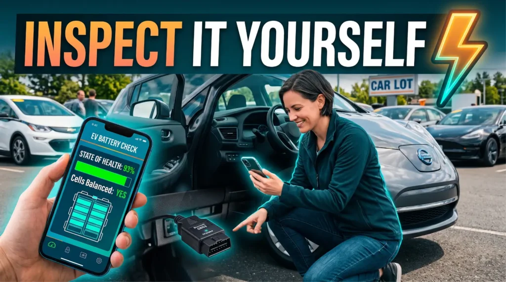 OBD tool inspect used EV