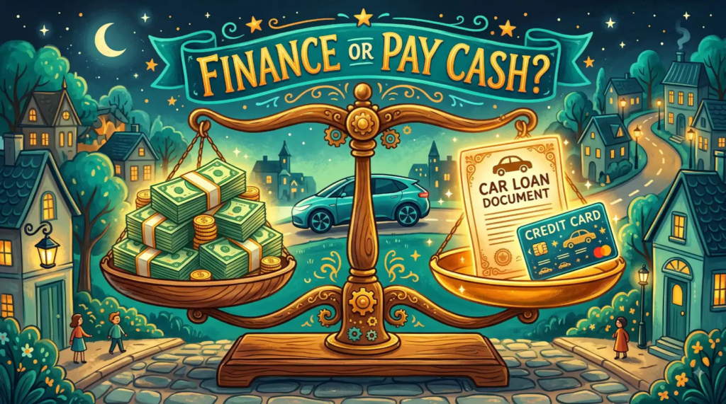 finance vs cash EV