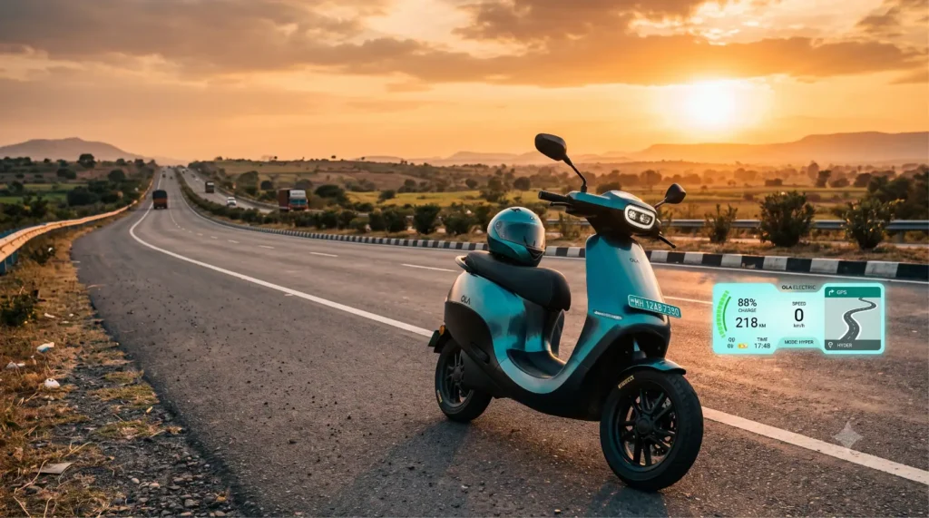 longest range electric scooter India