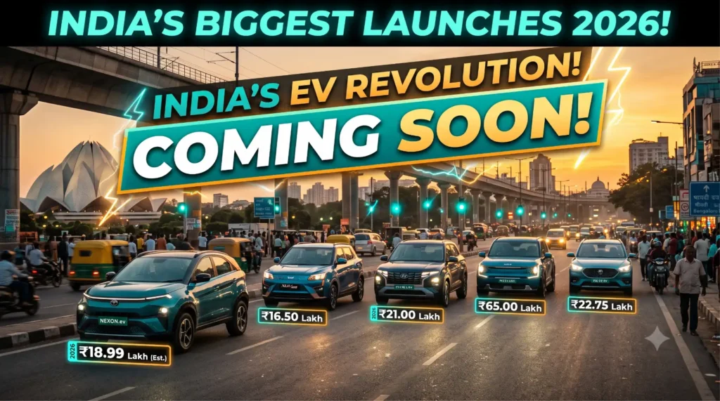 upcoming EV launches India 2026